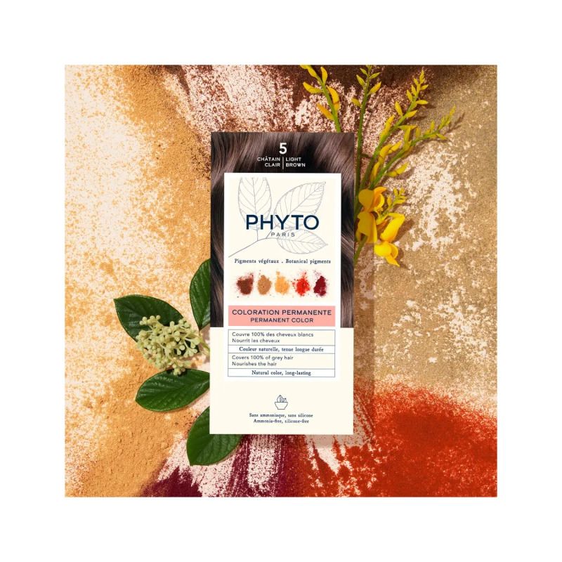 Phyto Phytocolor colorazione permanente per capelli n.5 Castano Chiaro-5
