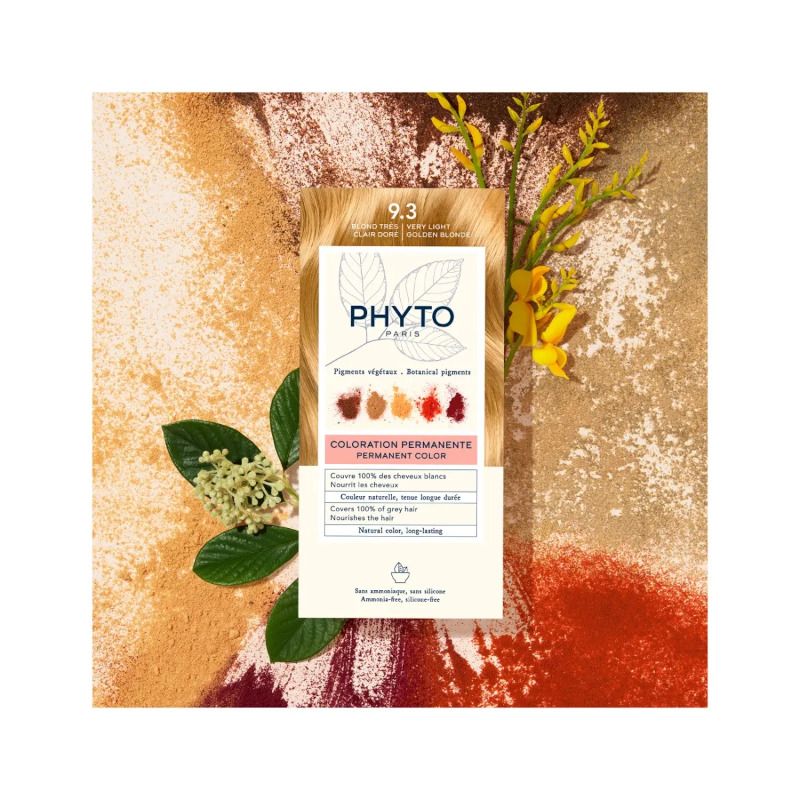 Phyto Phytocolor colorazione permanente per capelli n.9.3 Biondo Chiarissimo Dorato-5