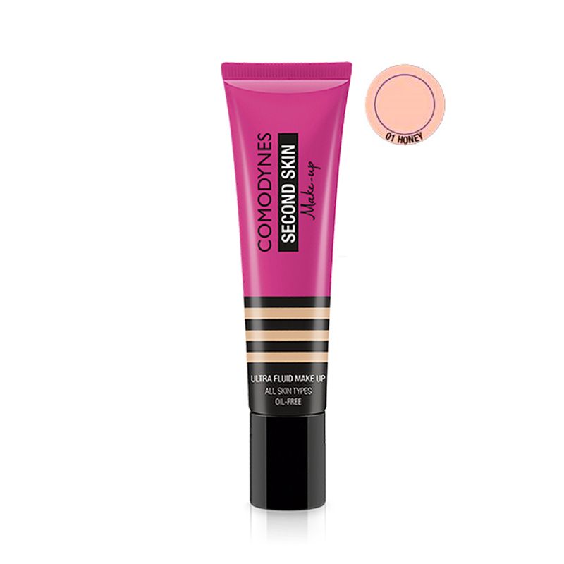 Comodynes Ultra fluid Make Up Fondotinta fluido colore n.01 Honey 30ml-1