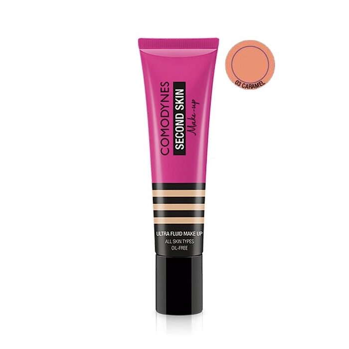 Comodynes Ultra Fluid Make Up Fondotinta Fluido Colore N.03 Caramel 30ml-5