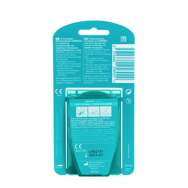 Compeed Cerotti per Calli 10 pezzi dimensione media-2