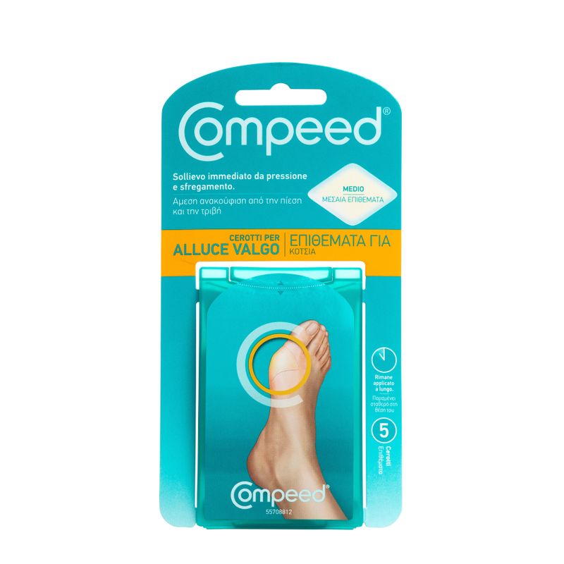 Compeed Cerotti per alluce valgo 5 pezzi formato medio-1