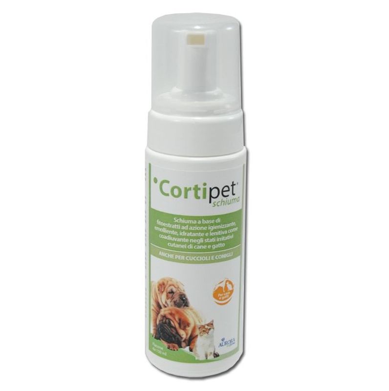 Cortipet Schiuma dermatologica per cani e gatti 150ml-1