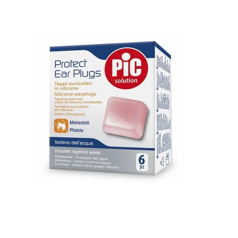 Pic Protect Ear Plugs tappi auricolari in silicone 6 pezzi-1