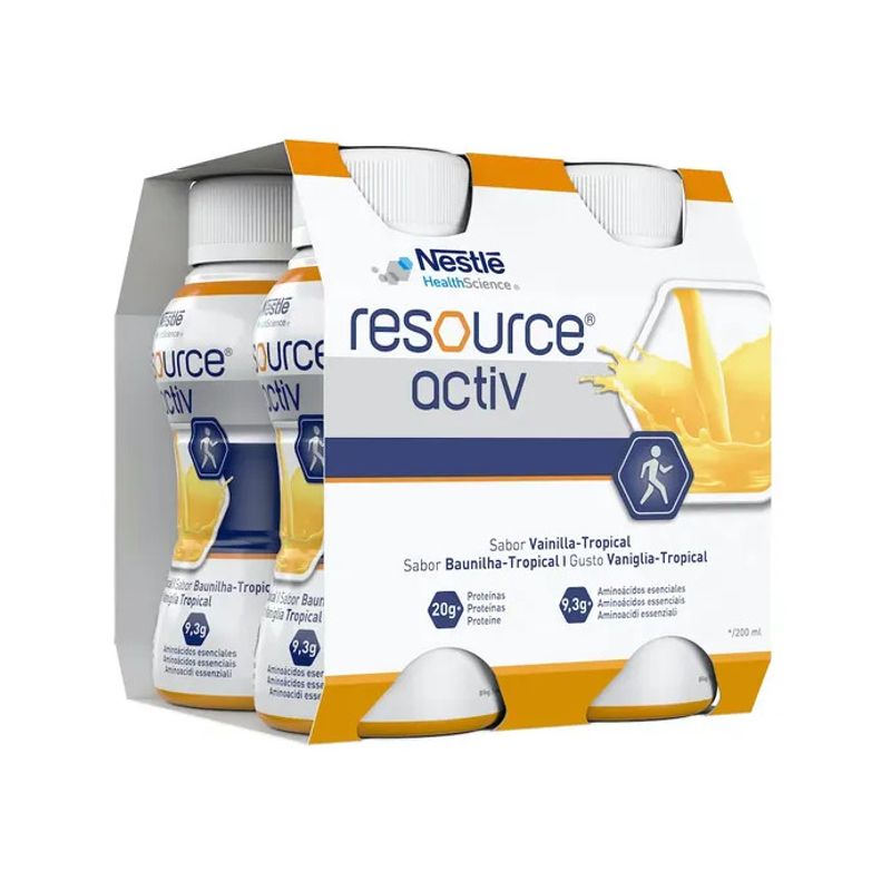 Resource Activ Vaniglia Tropical 4 Bottigliette Da 200ml-1