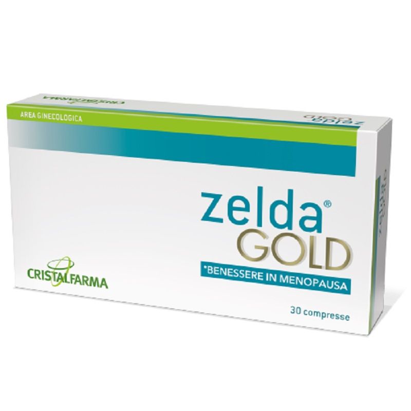 Cristalfarma Zelda Gold contrasta i disturbi della menopausa 30 compresse-1