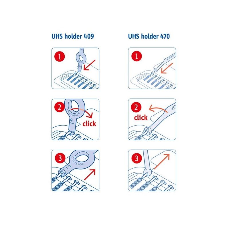 Curaprox Prime Start 06 Set 5 scovolini interdentali 2.2 mm + 1 maniglia UHS 409 + 1 maniglia UHS 470-6