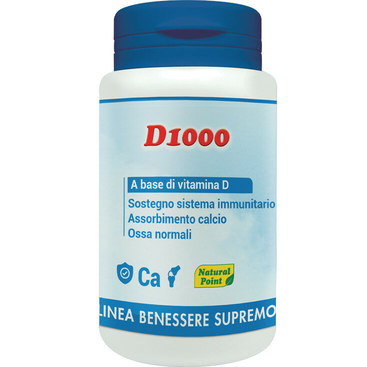 Natural Point D1000 integratore alimentare di vitamina D 70 capsule-1