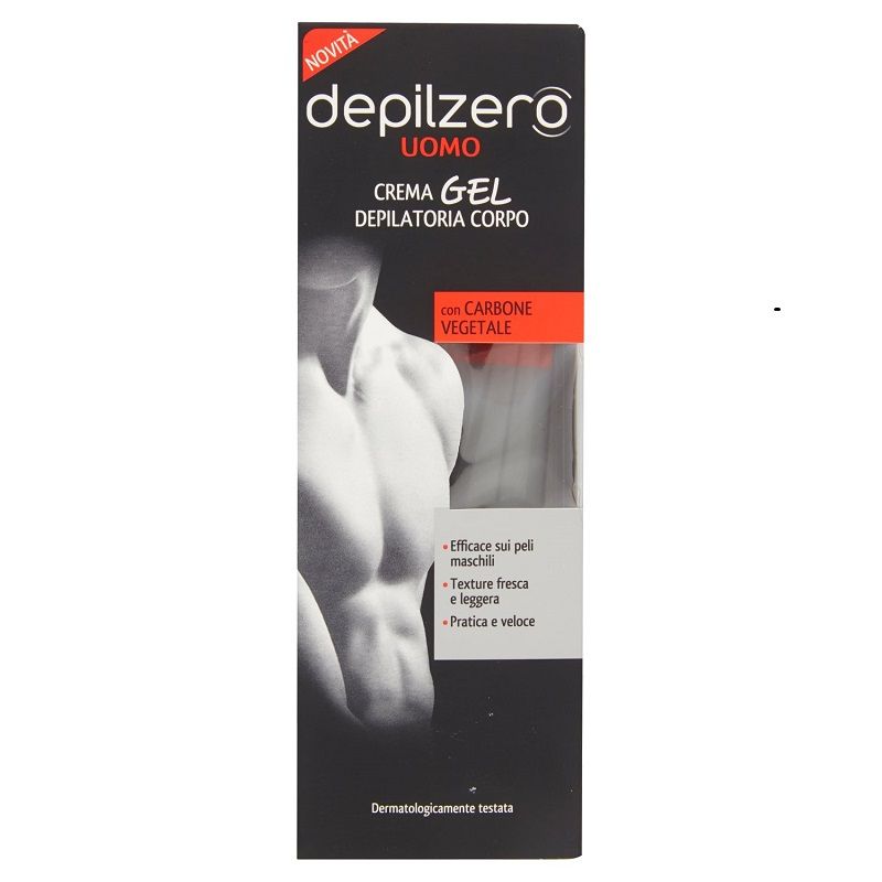 Depilzero Crema Gel Depilatoria Corpo Uomo 200ml-1