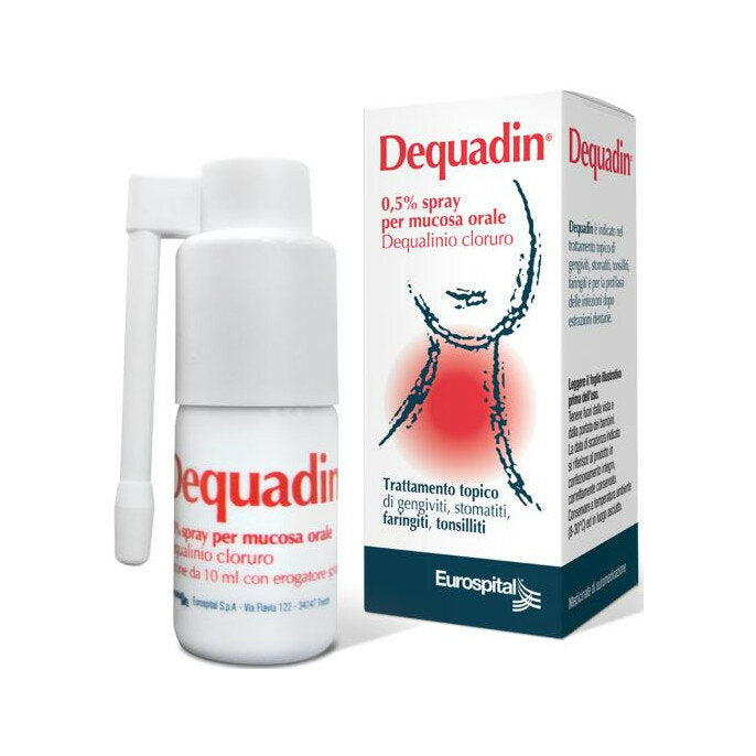Dequadin 0.5% Spray per Mucosa Orale 10ml-2