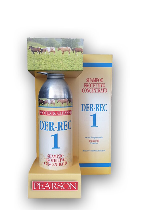 Guglielmo Pearson Der-Rec 1 Prontex Shampoo Concentrato Per Equini 250ml-1