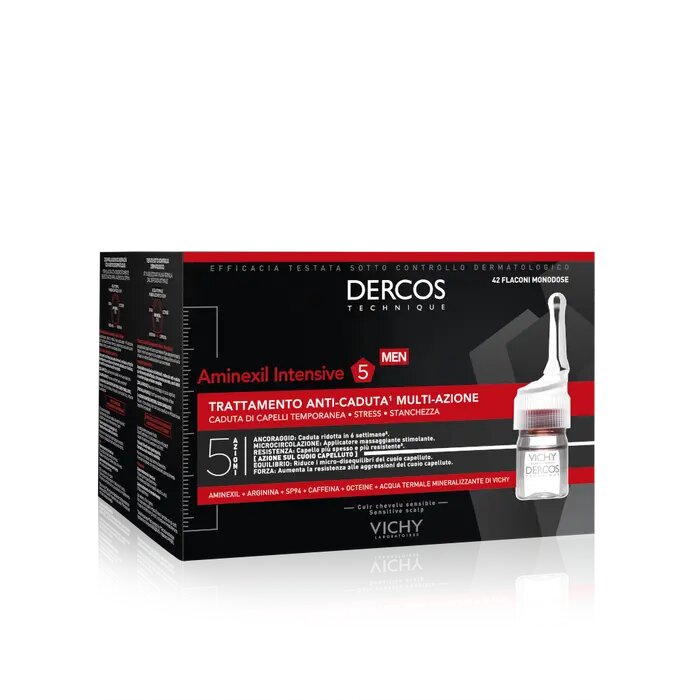 Vichy Dercos Aminexil trattamento anticaduta uomo 42 fiale x 6 ml-10