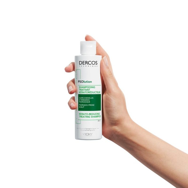 Vichy Dercos Shampoo Psolution Trattamento Cheratoriduttore 200ml-5