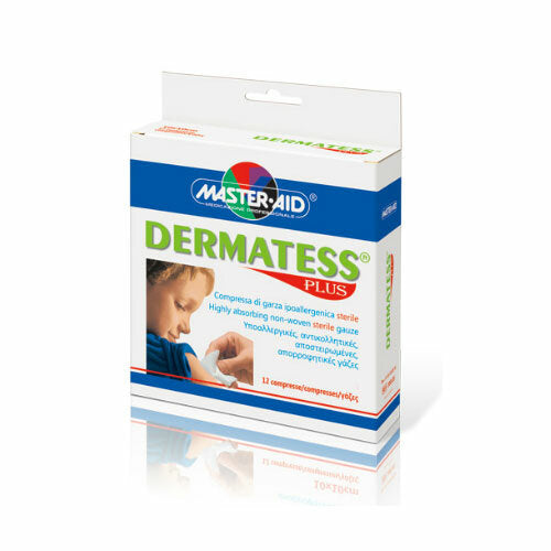 Master-Aid Dermatess Plus Garza Ipoallergenica Sterile 12 compresse 10x10cm-2