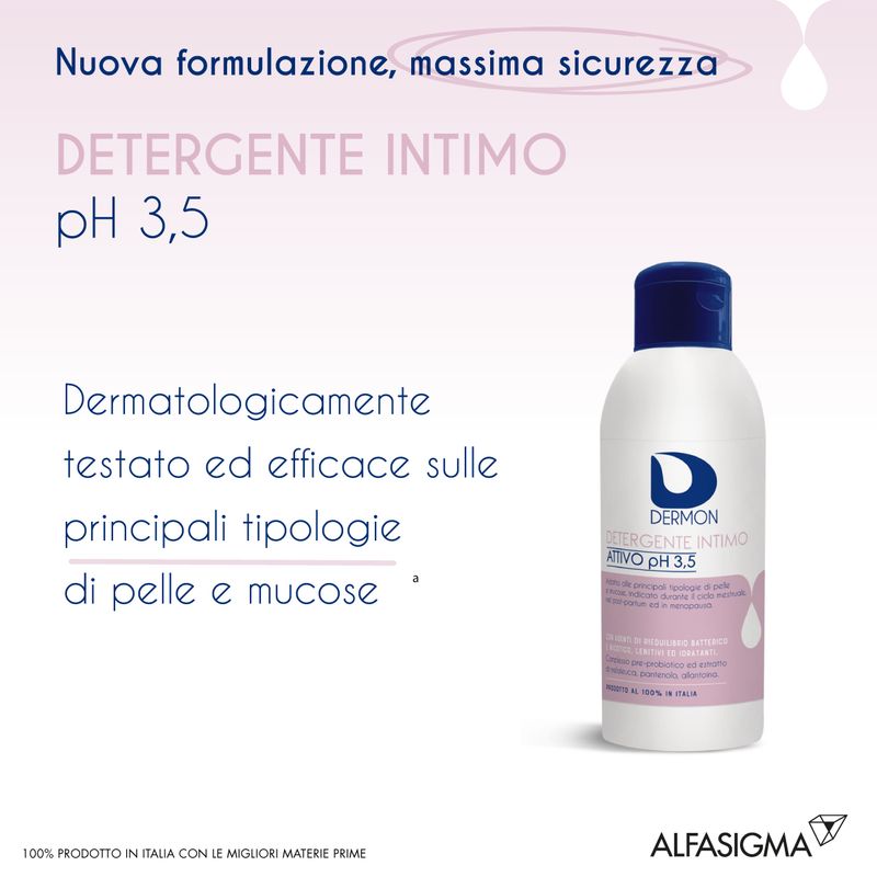 Dermon Intimo Attivo pH 3,5 Detergente 250ml-3