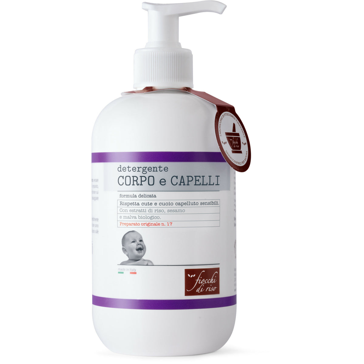 Fiocchi di Riso Corpo e Capelli Formula Delicata 400ml-2