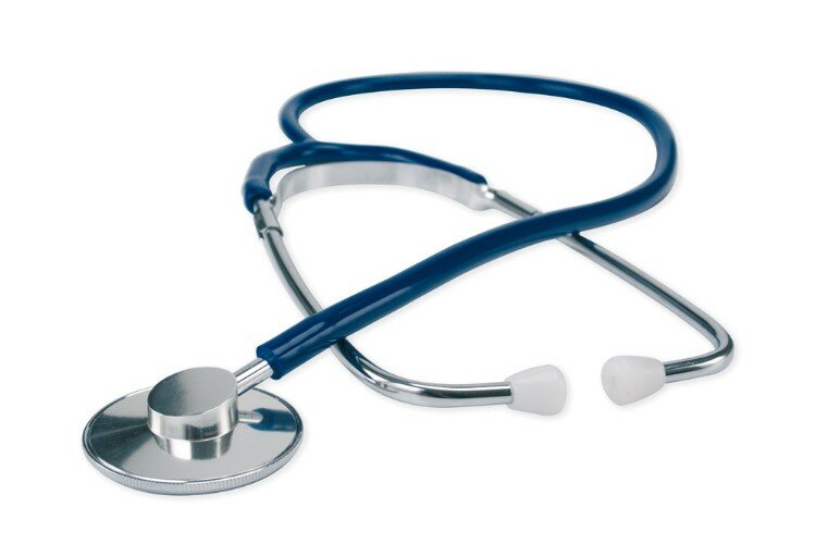 Fonendoscopio Con Testa Alluminio Blu DM130B-2