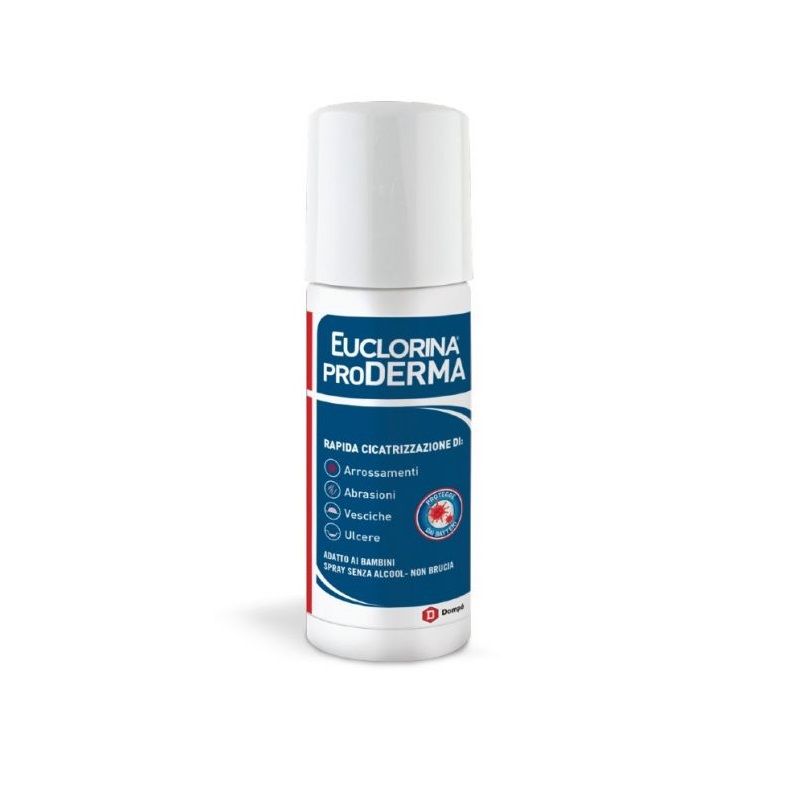 Dompé Euclorina Pro Derma spray cicatrizzante ad azione rapida 125ml-1