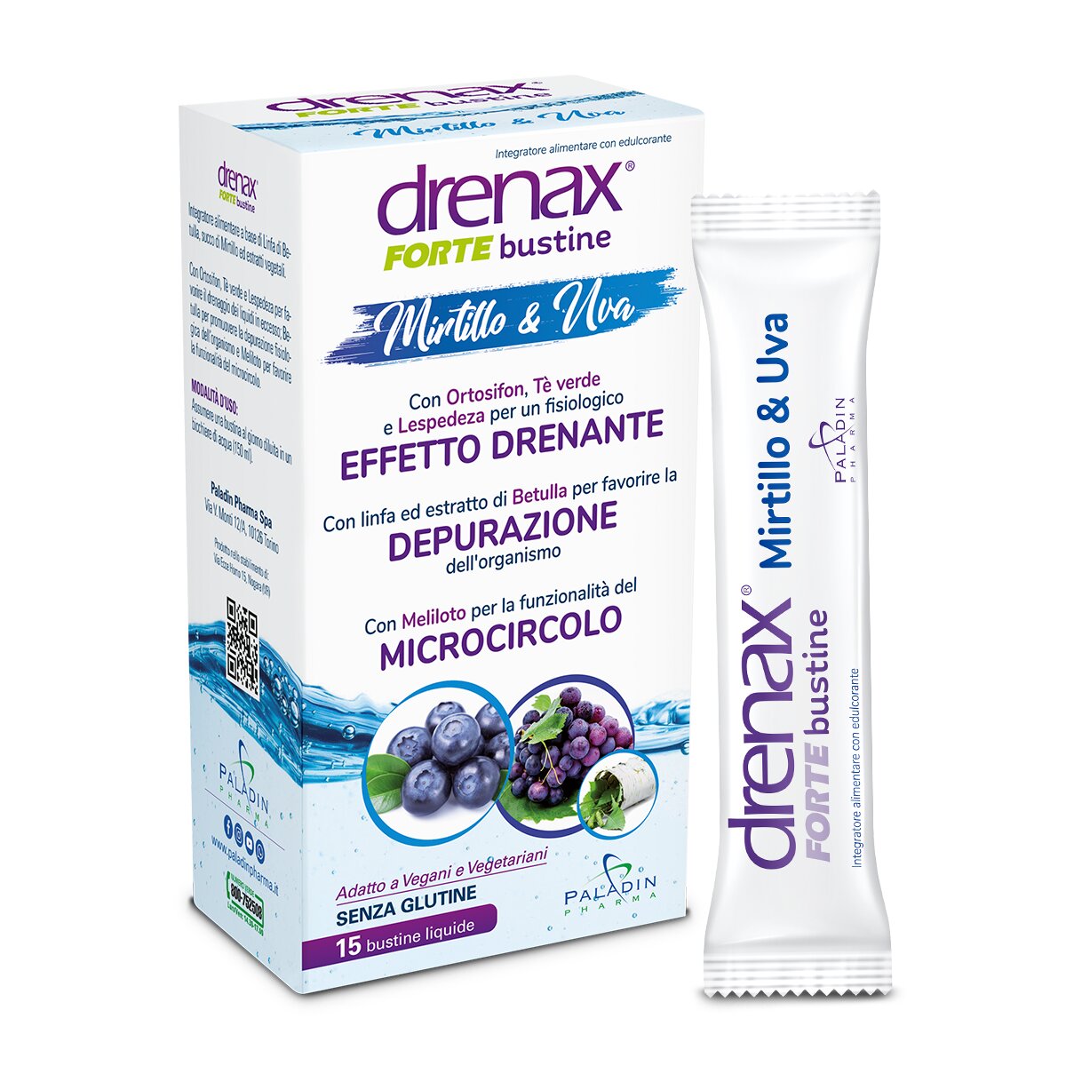Drenax Forte depurativo 15 bustine liquide-2