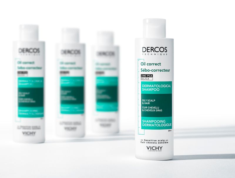 Vichy Dercos Shampoo Sebo Regolatore Trattante Capelli Grassi 200ml-5