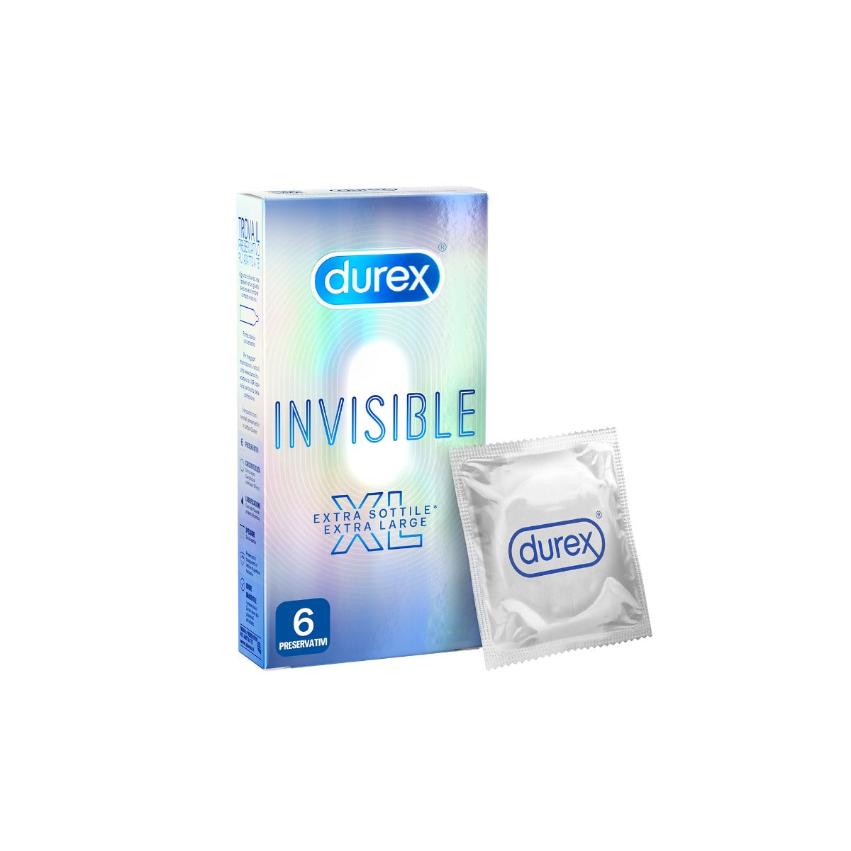 Durex Invisible XL 6 profilattici-0