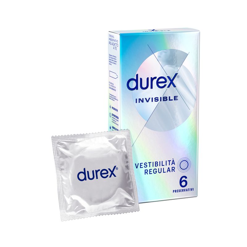 Durex Preservativi Invisible ultra sottile 6 profilattici-1