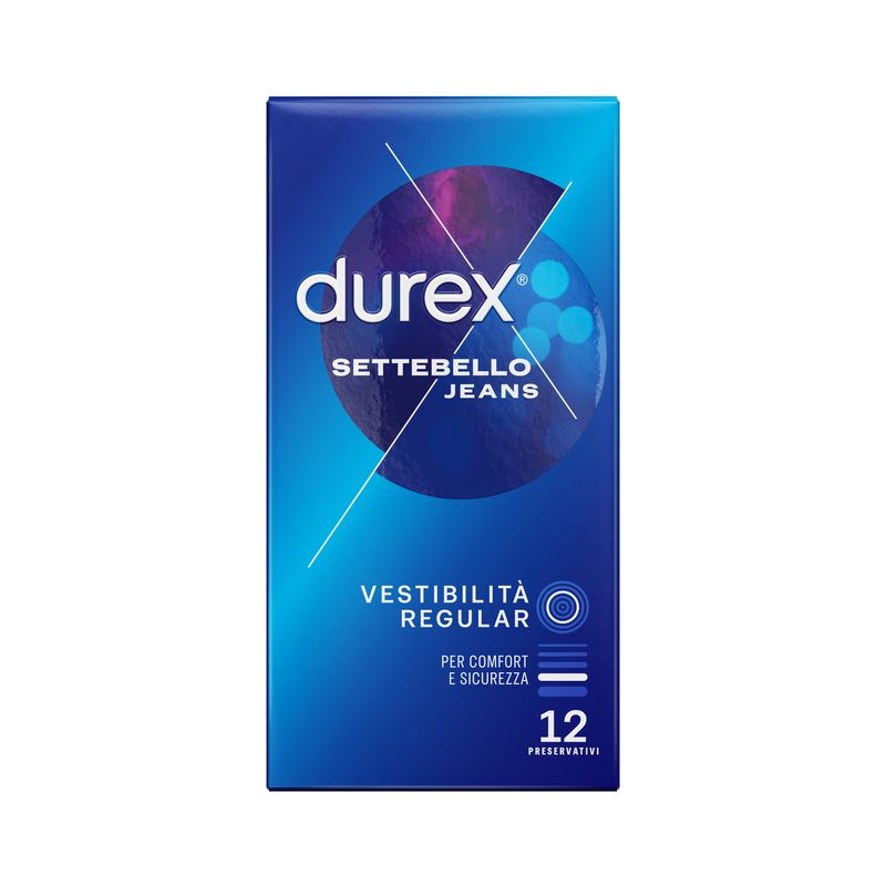 Durex Settebello Jeans Profilattico 12 Pezzi-2