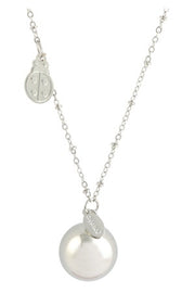 ARGENTOE' COLLANA BOLA COCCIN-1
