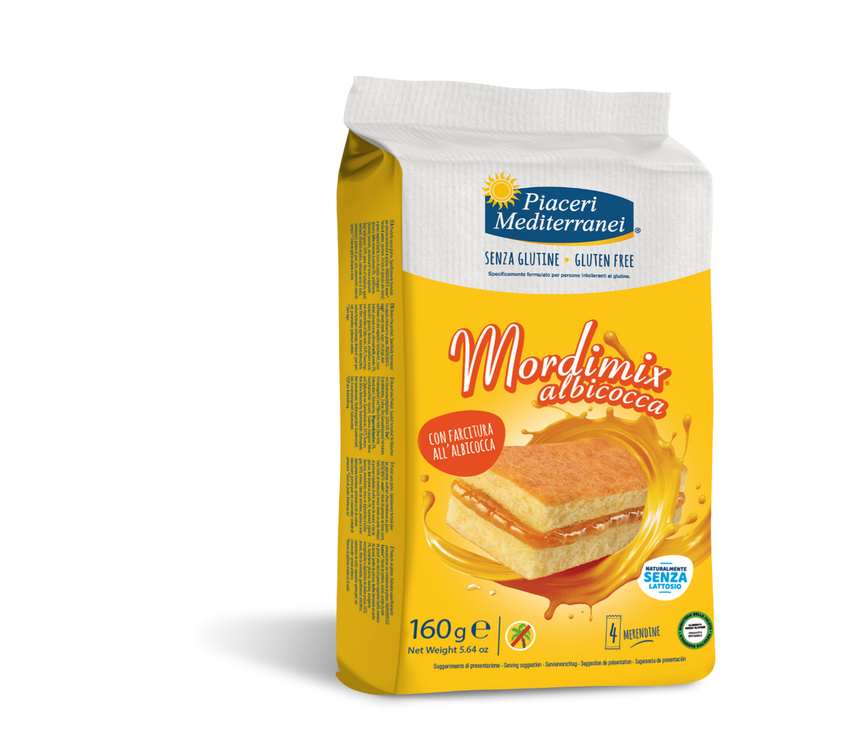 Piaceri Mediterranei Mordimix Albicocca 4 x 40 g-1