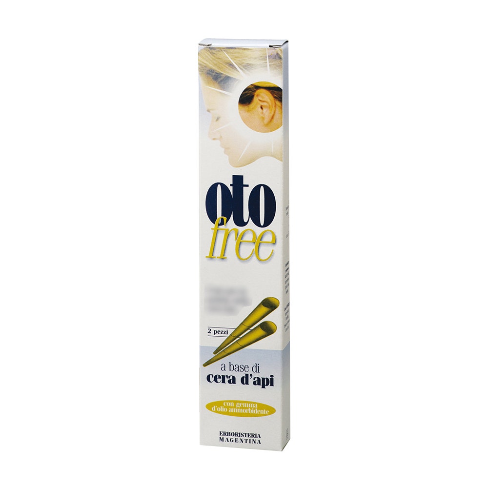 Otofree Coni Pulizia Orecchie Con Cera D'Api 2 Pezzi-1