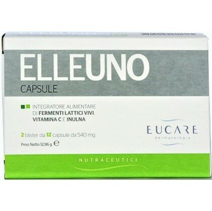 Eucare Elleuno fermenti lattici e vitamina C 24 capsule-1