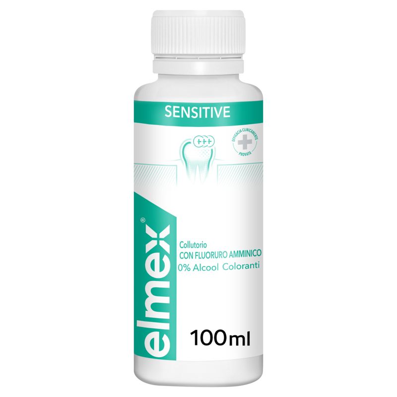 Elmex Collutorio Sensitive protezione extra dai denti sensibili e dalla carie radicolare 100ml-1