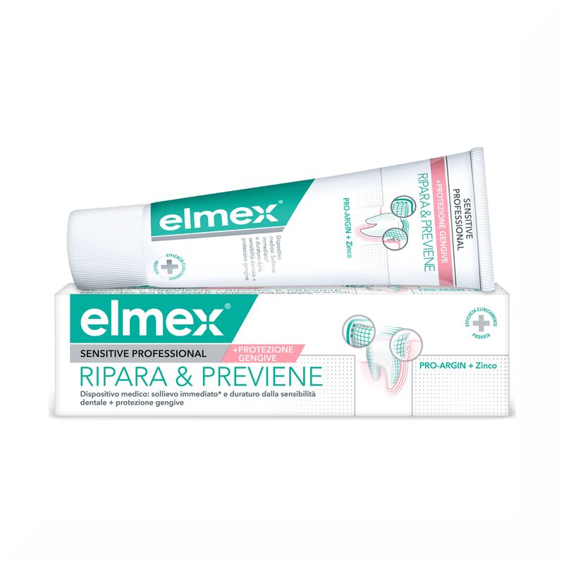 Elmex Dentifricio Sensitive Professional Ripara e Previene sollievo immediato e duraturo 75ml-1