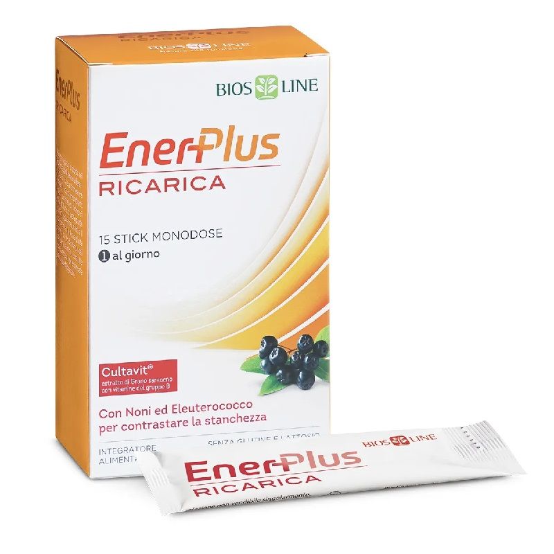 Biosline Enerplus Ricarica per la stanchezza fisica e mentale 15 bustine-1