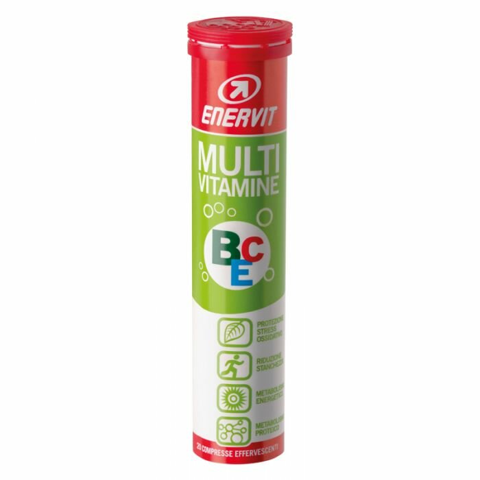Enervit multivitamine integratore alimentare 20 compresse effervescenti gusto agrumi-2
