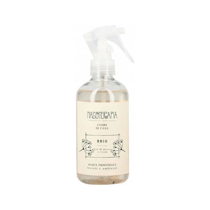 Nasoterapia Cuore Di Casa Brio Acqua Profumata Tessuti Fior Di Pesco E Litchi 250ml-1