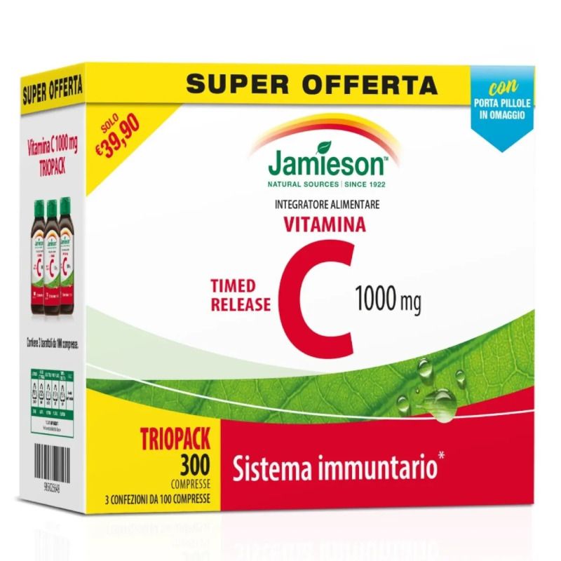 Jamieson Vitamina C 1000 Triopack 3x100 compresse-1