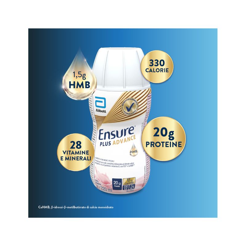 Ensure Plus Advance Drink Fragola 200mlx4 pezzi-2