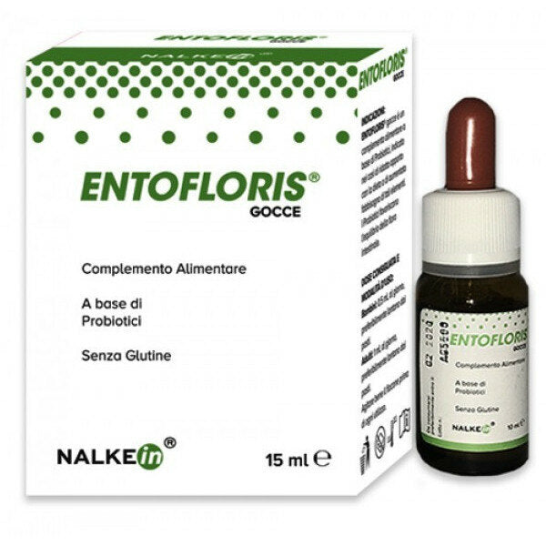 Nalkein Entofloris Gocce per l'equilibrio della flora batterica 15ml-2