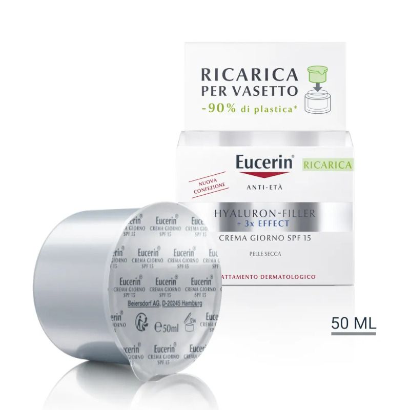 Eucerin Hyaluron Filler crema giorno SPF15 ricarica 50ml-1