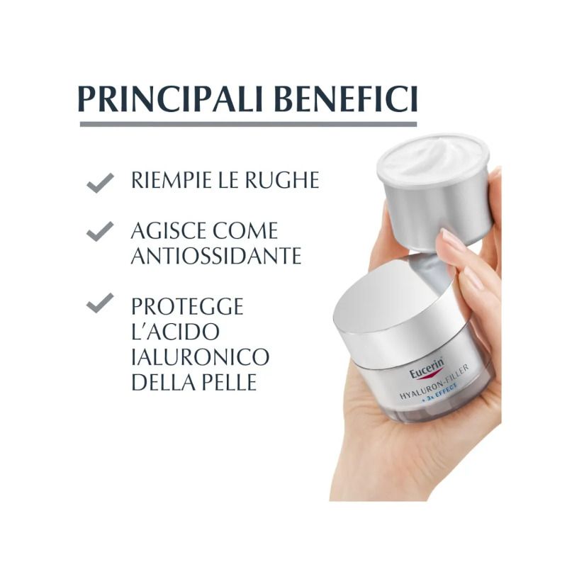 Eucerin Hyaluron Filler crema giorno SPF15 ricarica 50ml-2