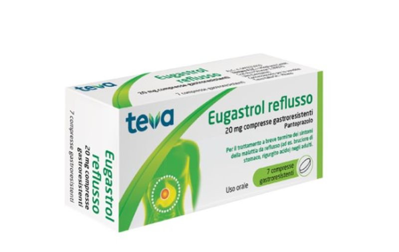 Eugastrol Reflusso 20mg Pantoprazolo 7 compresse gastroresistenti-1