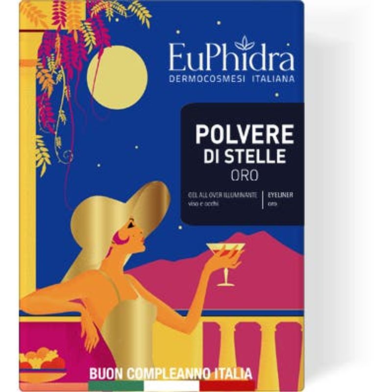 Euphidra Polvere Di Stelle Cofanetto Gel All Over Illuminante + Eyeliner 01 Oro-1