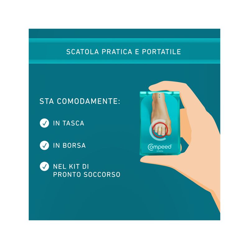Compeed cerotti per vesciche delle dita dei piedi 8 pezzi-3