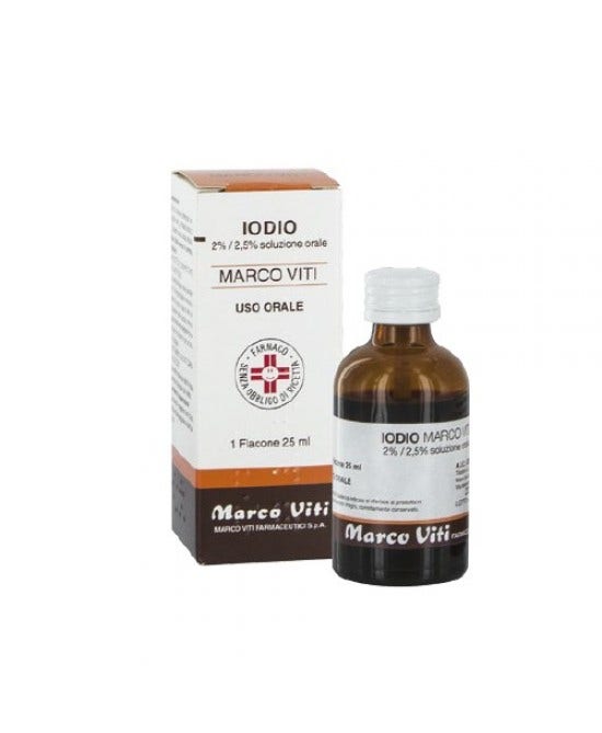Iodio os Soluz mv 2%/2,5% Soluzione Orale 1 Flacone 25 ml-1
