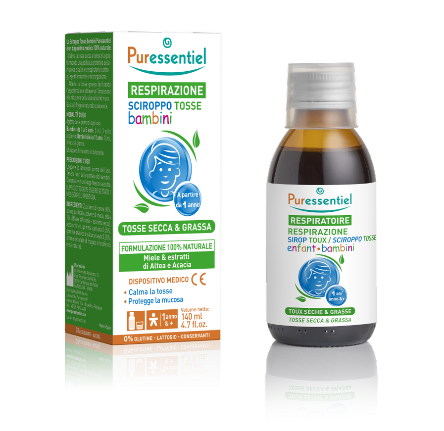 Puressentiel Sciroppo Tosse Bambini 140ml-1