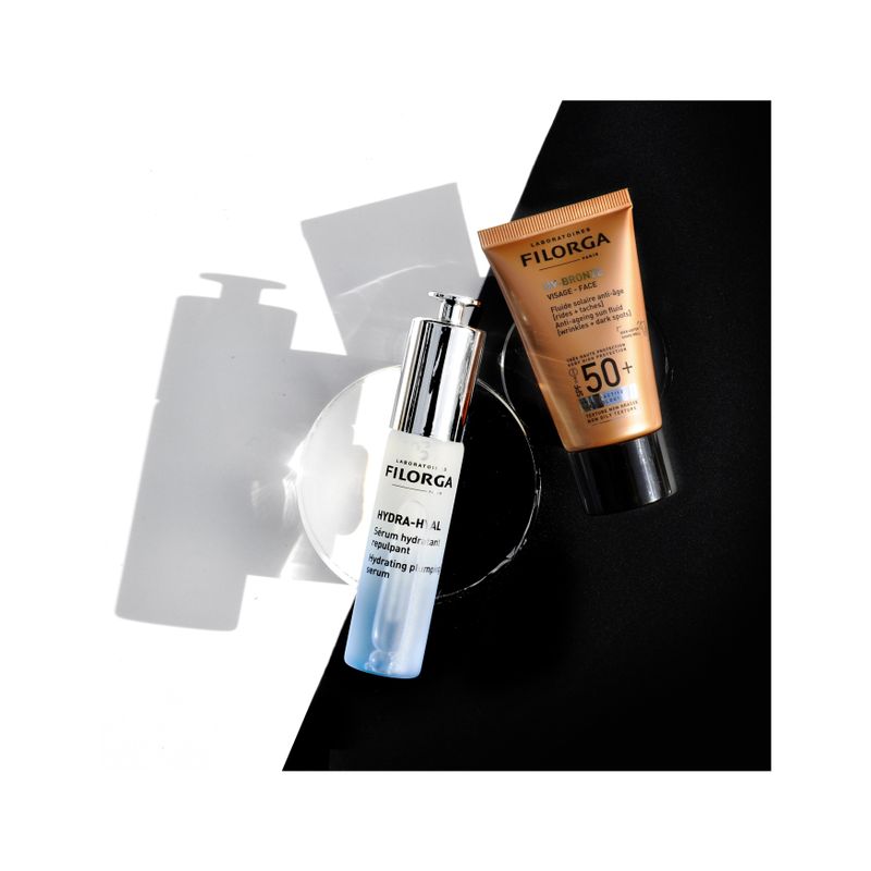 Filorga Cofanetto Bronze Anti-Età Hydra Hyal Siero 30ml + Uv-Bronze Solare SPF50+ 40ml-2