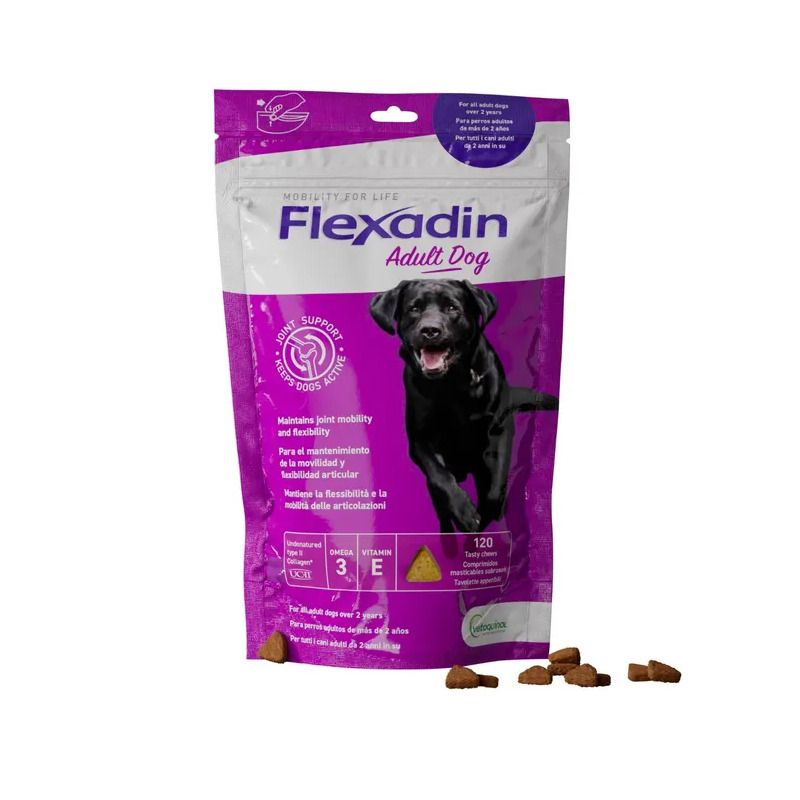 Flexadin Adult Mangime Complementare Articolazioni Cani Adulti 60 Tavolette-1