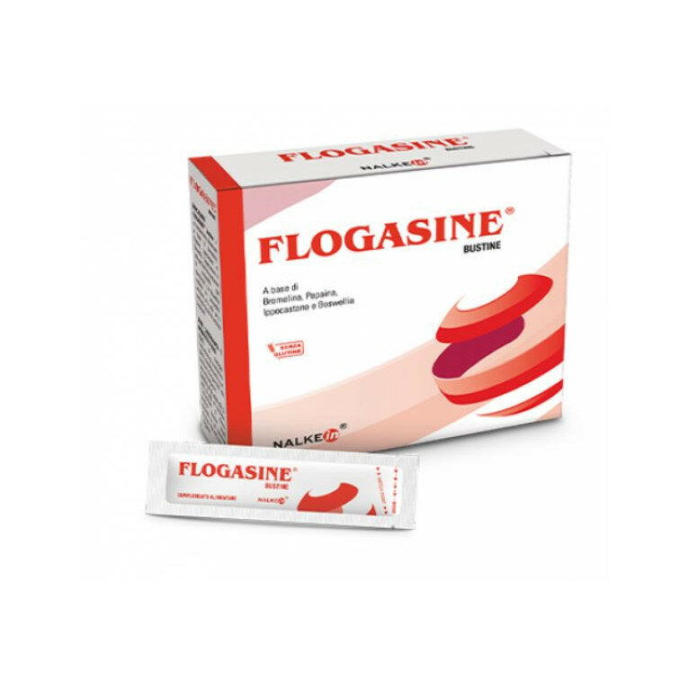 Nalkein Flogasine antiflogistico per edemi 20 bustine gusto arancia-2