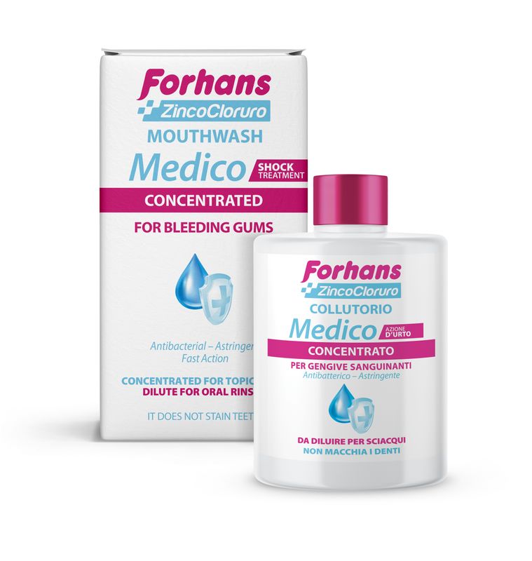 Forhans Medico collutorio concentrato flacone da 75 ml.-1